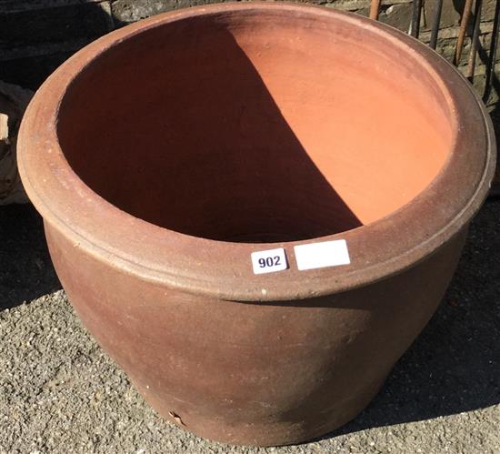 Large terracotta garden pot